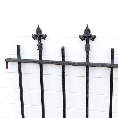 #33918 Salvaged Vintage Wrought Iron Fence Section image 3