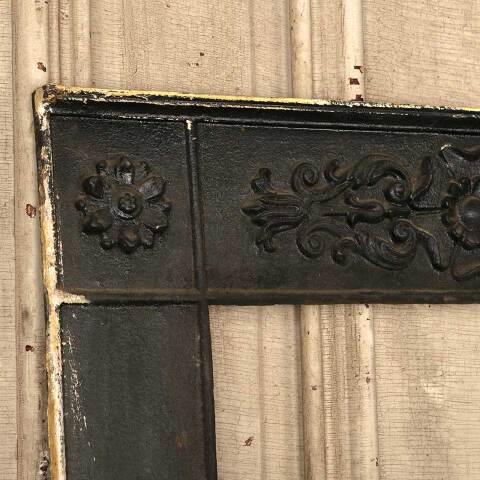 #34557 25x31 Antique Cast Iron Fireplace Surround image 2