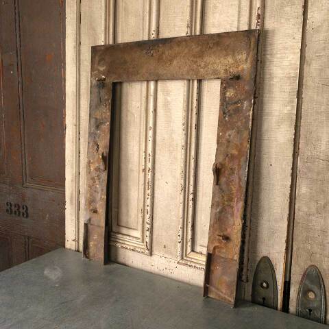 #34557 25x31 Antique Cast Iron Fireplace Surround image 8