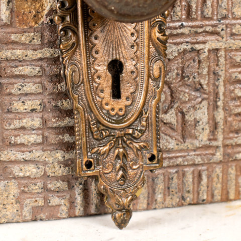 #35577 Antique Russell & Erwin Arabian Door Hardware Set image 4