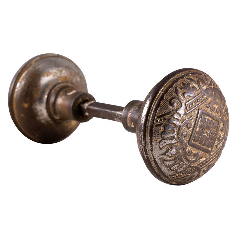 #35702 Antique Corbin Canton Doorknobs image 2