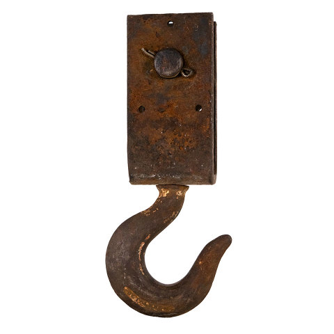#35784 Vintage Industrial Cast Iron Hook image 3