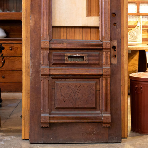 #36041 36x87 Salvaged Victorian Entry Door image 3