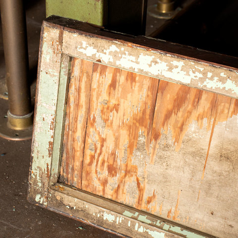 #36278 32x14 Salvaged Wood Transom Window image 4