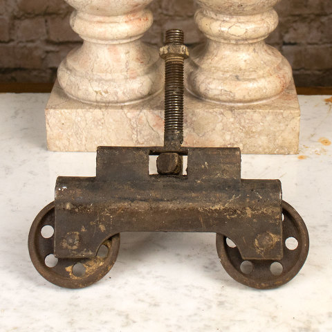 #36593 Antique Cast Iron Trolley image 2