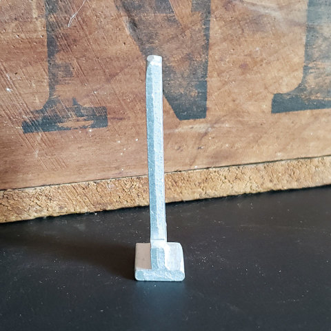 #37795 Small Aluminum Letter I image 3