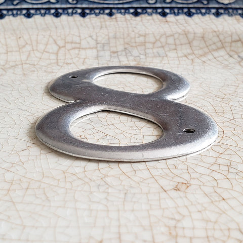 #37805 Metal House Number 8 image 2