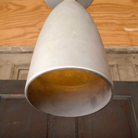 #37859 Salvaged Vintage Metal Pendant Light Fixture image 3