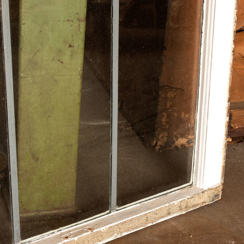#37948 29x24 Salvaged Leaded Glass Window Sash image 2
