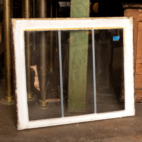 #37948 29x24 Salvaged Leaded Glass Window Sash image 3
