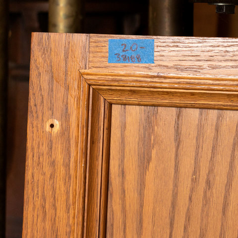 #38188 Salvaged Oak Cabinet Door image 2