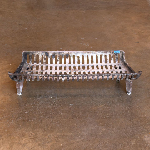 #38232 Salvaged Cast Iron Fireplace Log Holder image 2