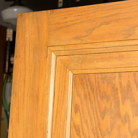 #3830 24x74 1 Panel Interior Oak Door image 7