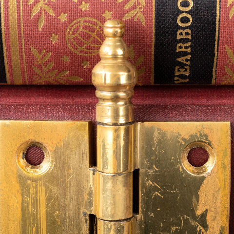 #38317 Solid Brass Steeple Finial Cabinet Hinge image 3