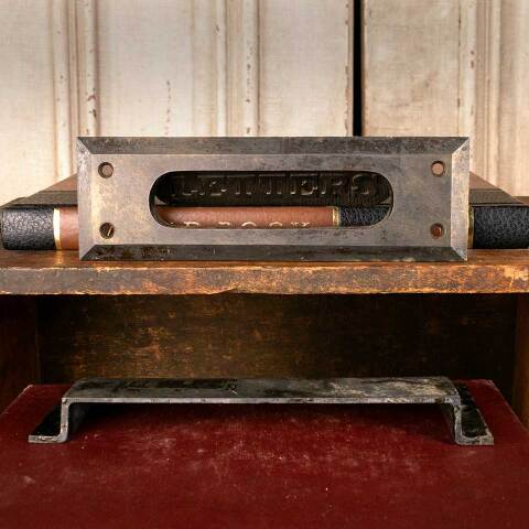 #38390 Antique LETTERS Door Mail Slot Hardware image 5