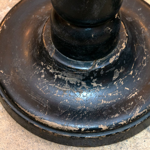 #38463 Large Turned Wood Candle Holder Pedestals image 5