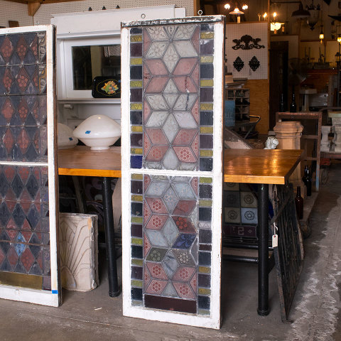 #38472 Antique Stained Glass Window image 6