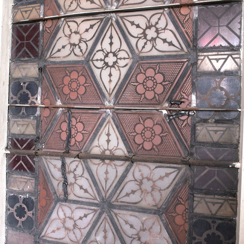 #38472 Antique Stained Glass Window image 8