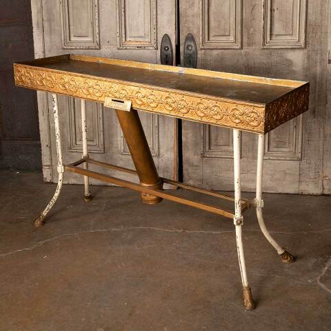 #38486 Antique Catholic Church Votive Candle Table image 6