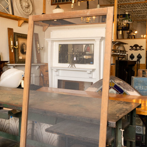 #38959 Salvaged Wood Screen Door Panel image 2