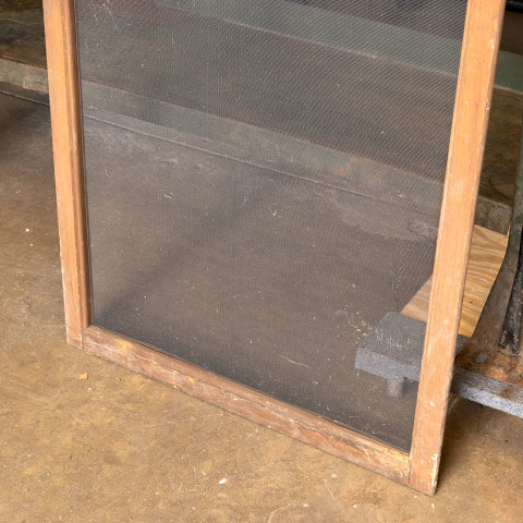 #38959 Salvaged Wood Screen Door Panel image 3