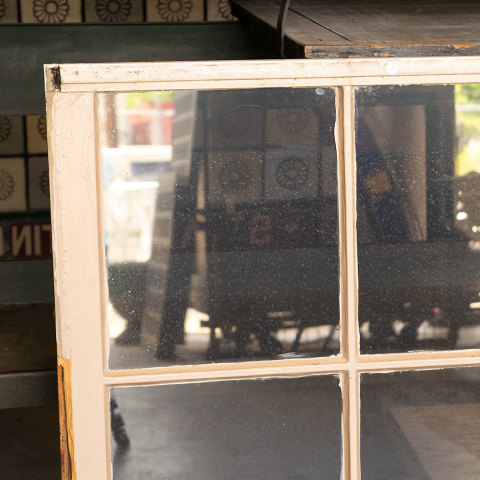 #38980 Salvaged Divided Lite Wood Window Sash image 4