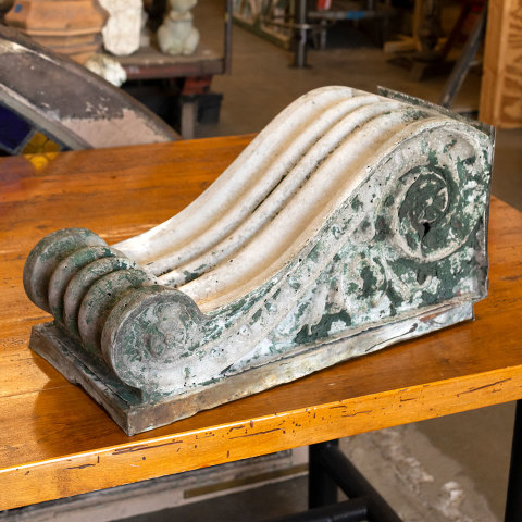 #39052 Antique Pressed Metal Corbel Bracket image 3