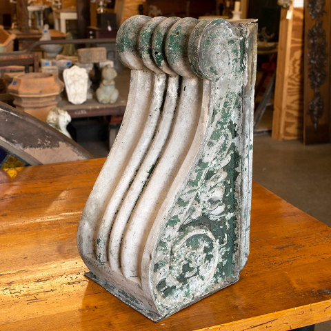 #39052 Antique Pressed Metal Corbel Bracket image 6