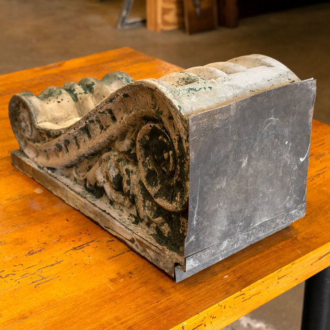 #39052 Antique Pressed Metal Corbel Bracket image 8