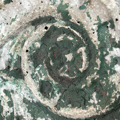 #39052 Antique Pressed Metal Corbel Bracket image 2