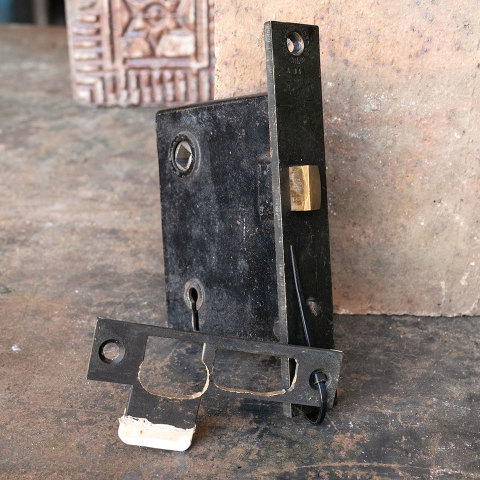 #39194 Antique JB Schroder Co Mortise and Strike image 3