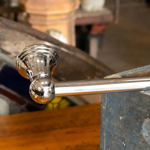 #39197 Salvaged Chrome Towel Bar image 2