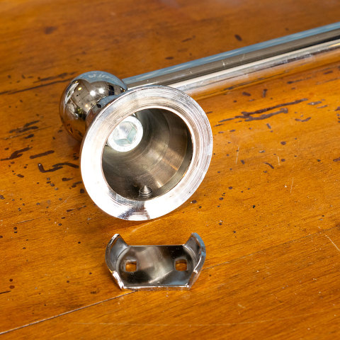 #39197 Salvaged Chrome Towel Bar image 5