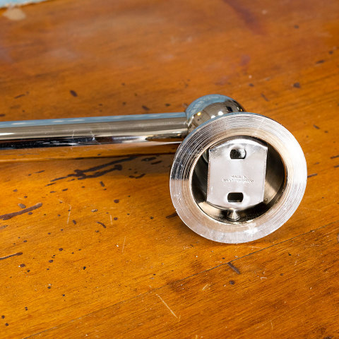 #39197 Salvaged Chrome Towel Bar image 6