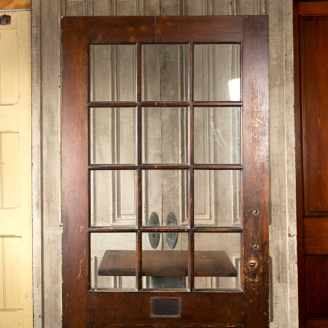 #39289 39x82 Antique Wood Classroom Door image 2