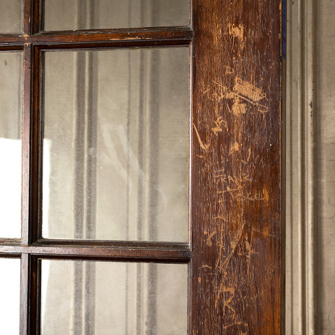 #39289 39x82 Antique Wood Classroom Door image 4