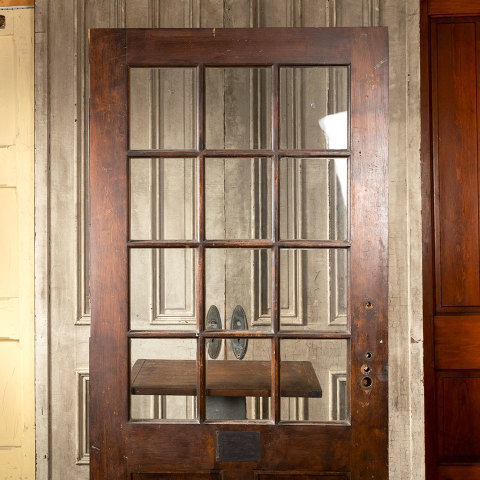 #39306 39x81 Antique Wood Classroom Door image 2