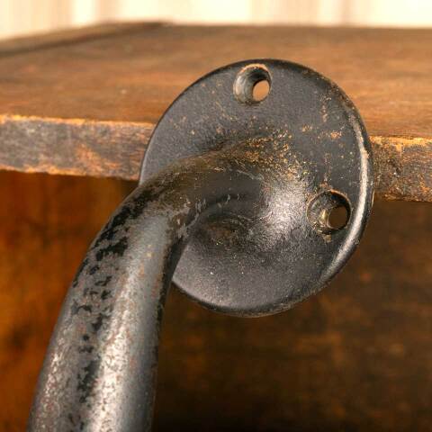 #39492 Salvaged Antique Cast Iron Door Handle image 3