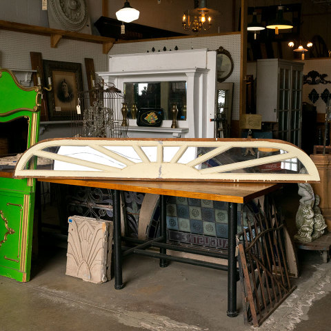 #39659 Antique Sunburst Transom Window image 5