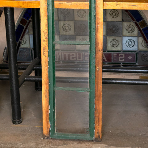 #39690 Salvaged 5 Lite Industrial Metal Window image 3