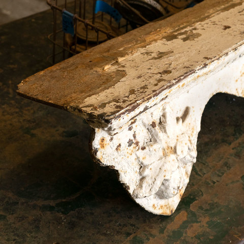 #39784 Salvaged Cast Iron Building Lintel Sill image 3