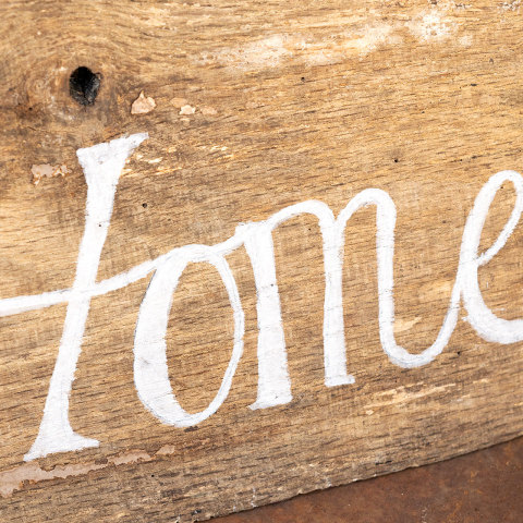 #39786 Live Edge Wood HOME Sign image 4