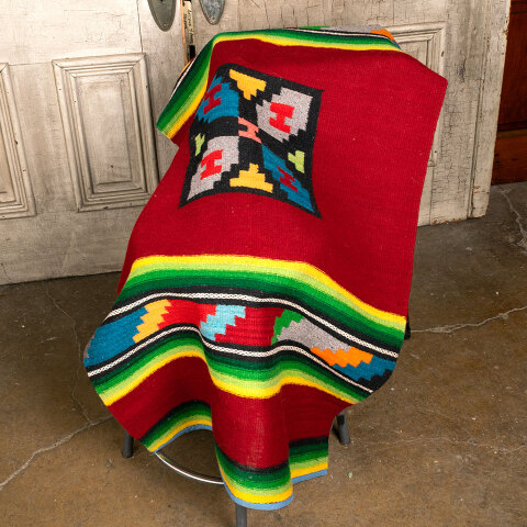 #39816 Vintage Wool Saddle Blanket image 2