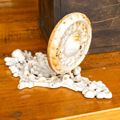 #39917 Small Cast Iron Wall Mount Candle Holder image 6