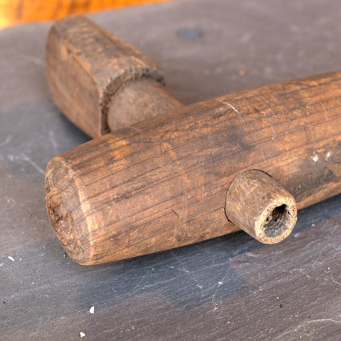 #40059 Antique Wood Barrel Bung Tap image 5