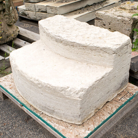 #40064 Antique Limestone Carriage Steps image 4