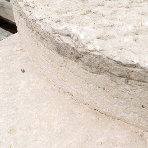 #40064 Antique Limestone Carriage Steps image 5