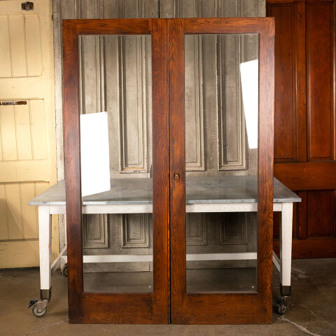 #40140 54x80 Salvaged Oak Full View Storm Doors image 5