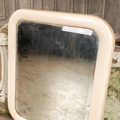 #40182 Antique Wood Framed Beveled Mirror image 3