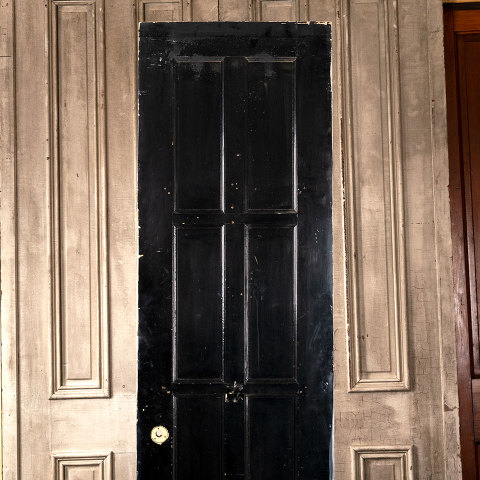 #40232 22x84 Antique 8 Panel Wood Interior Door image 6